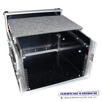 11u x 4u Angled Mixer Rack Flight Case